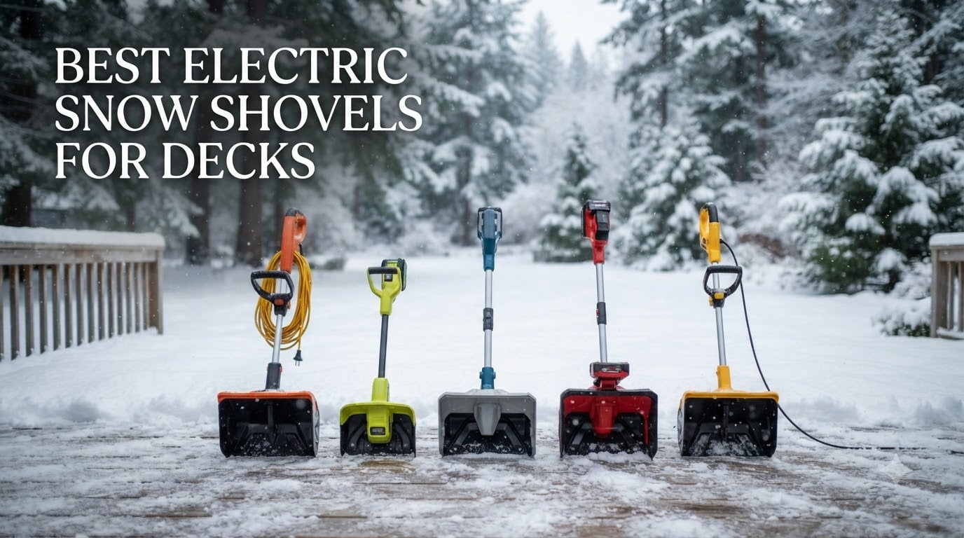 best electric snow shovels for decks