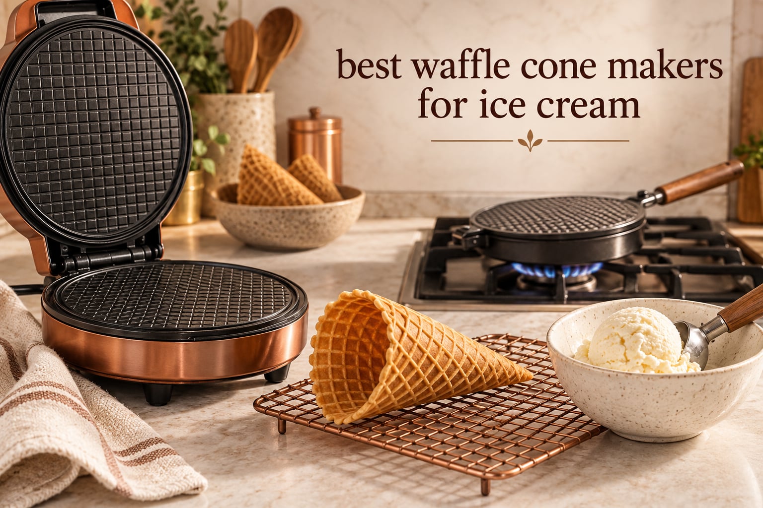 best waffle cone makers for ice cream