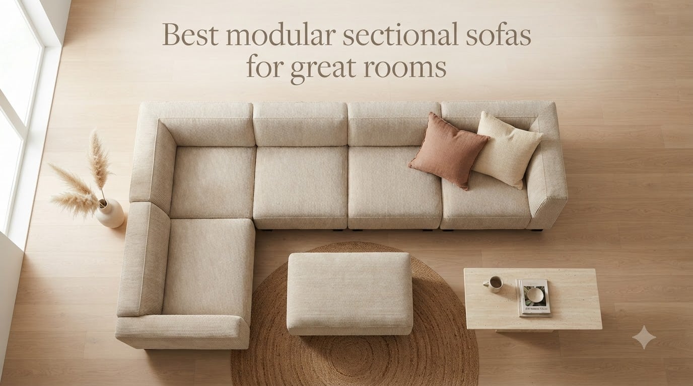 Best modular sectional sofas for great rooms