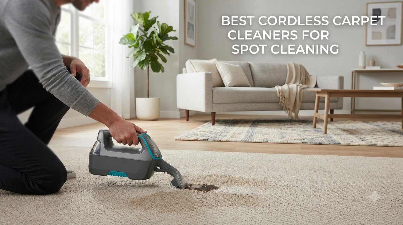 best cordless carpet cleaners for spot cleaning