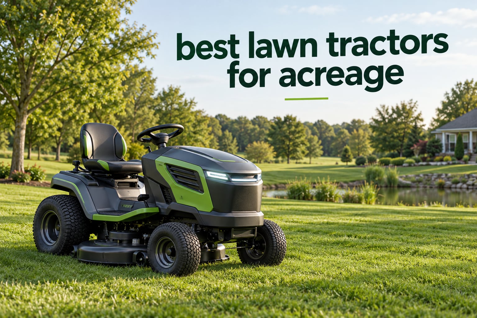 best lawn tractors for acreage