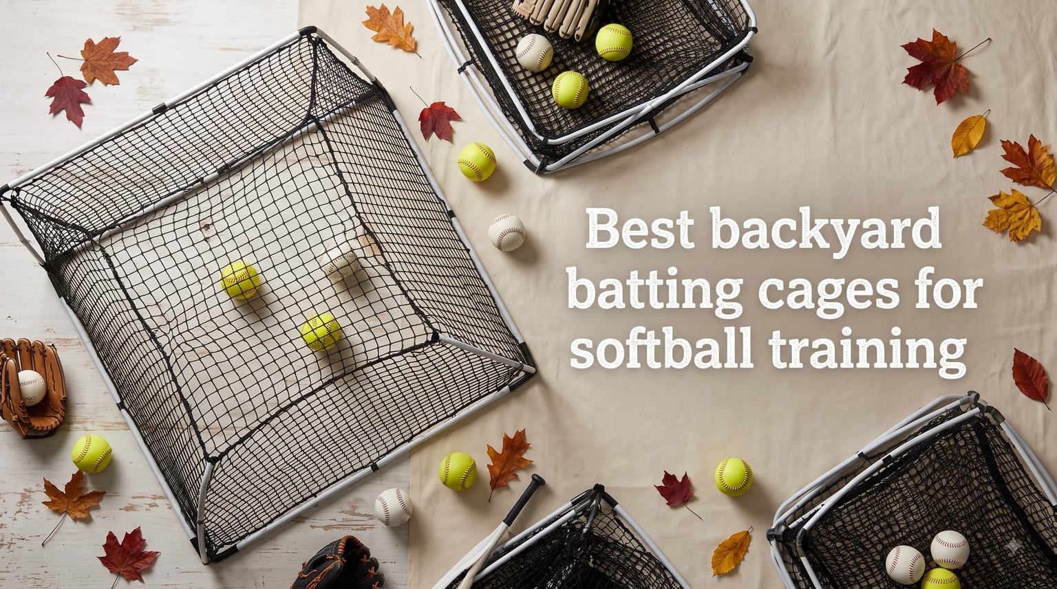 Best backyard batting cages for softball training
