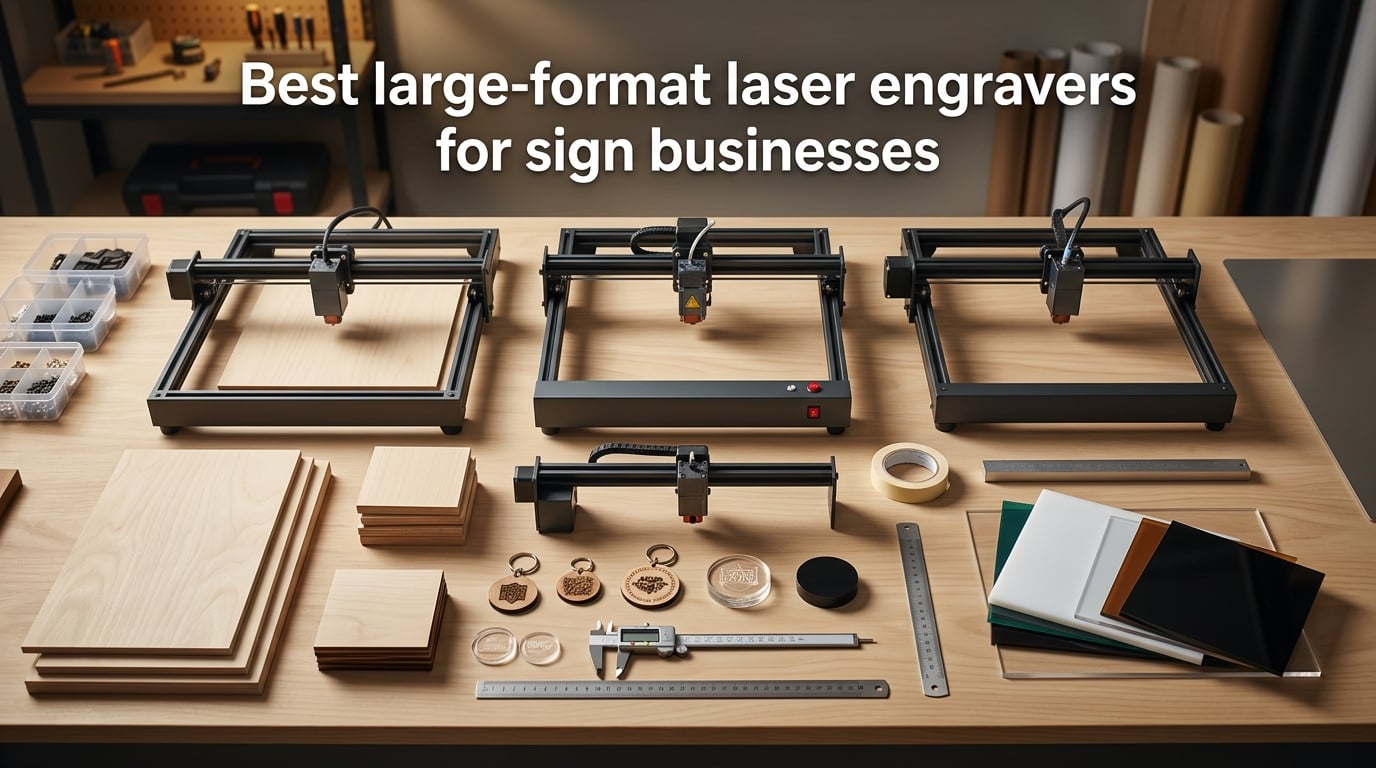 Best large-format laser engravers for sign businesses
