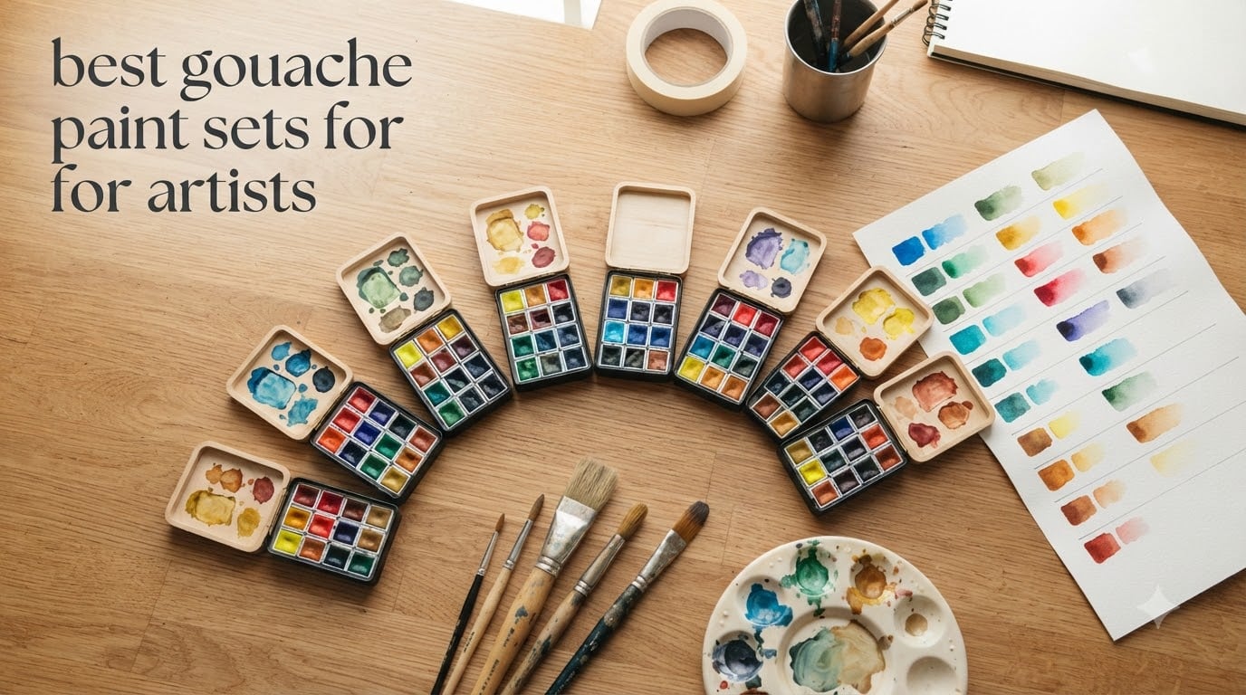 best gouache paint sets for artists
