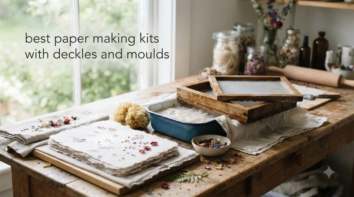 best paper making kits with deckles and moulds