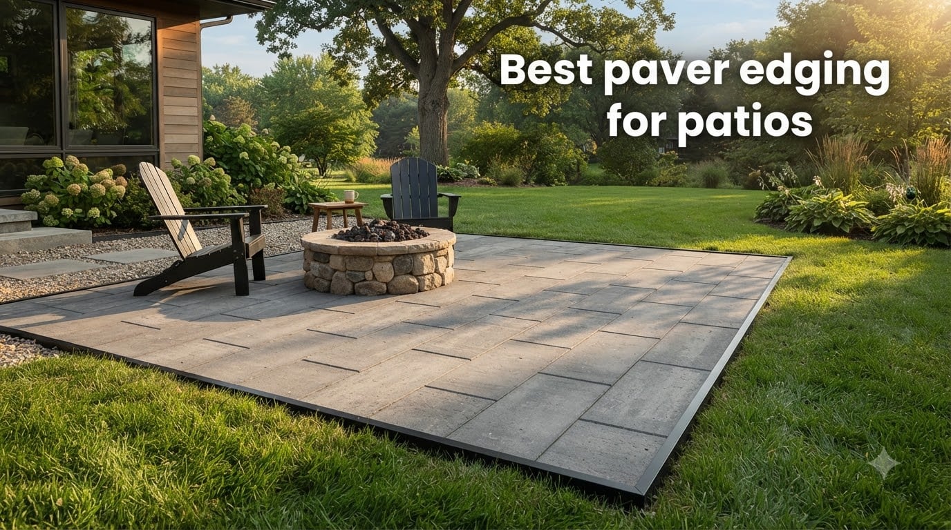 Best paver edging for patios