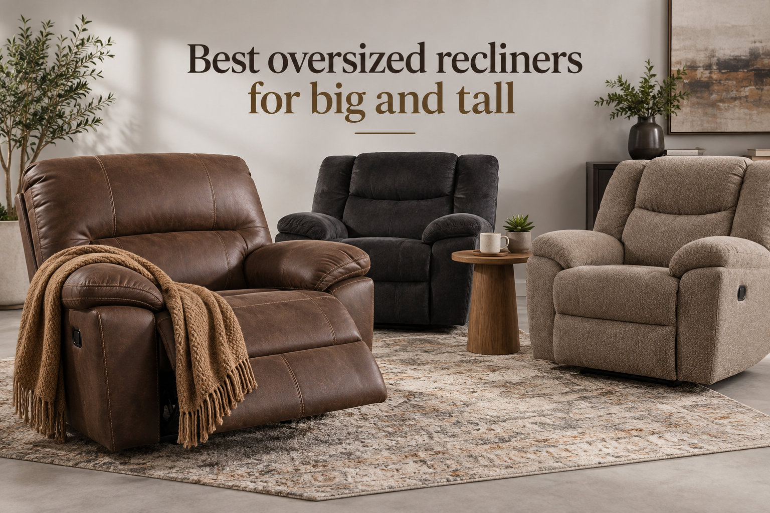 Best oversized recliners for big and tall