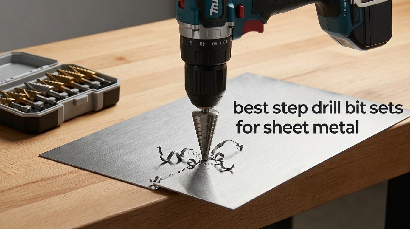 best step drill bit sets for sheet metal