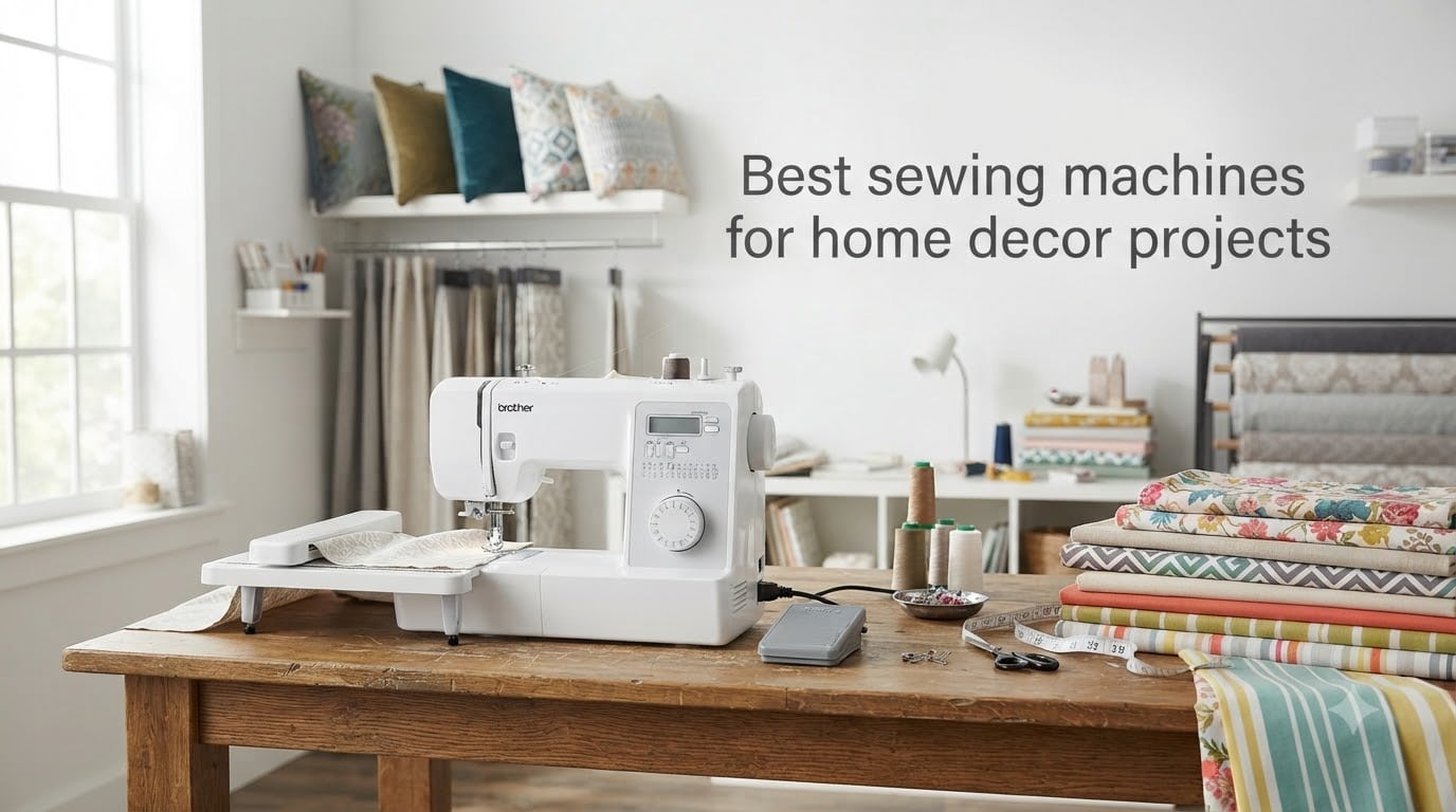 Best sewing machines for home decor projects