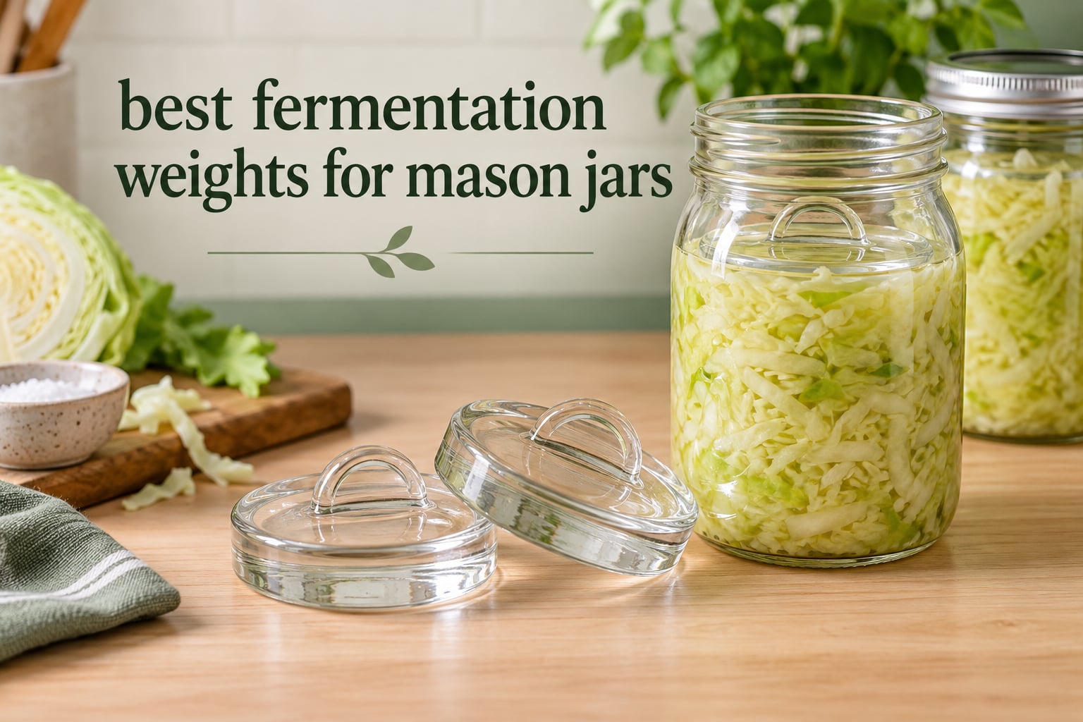 best fermentation weights for mason jars