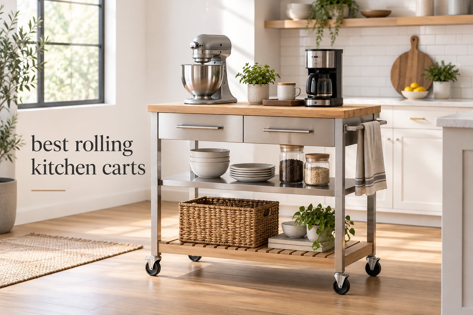 best rolling kitchen carts