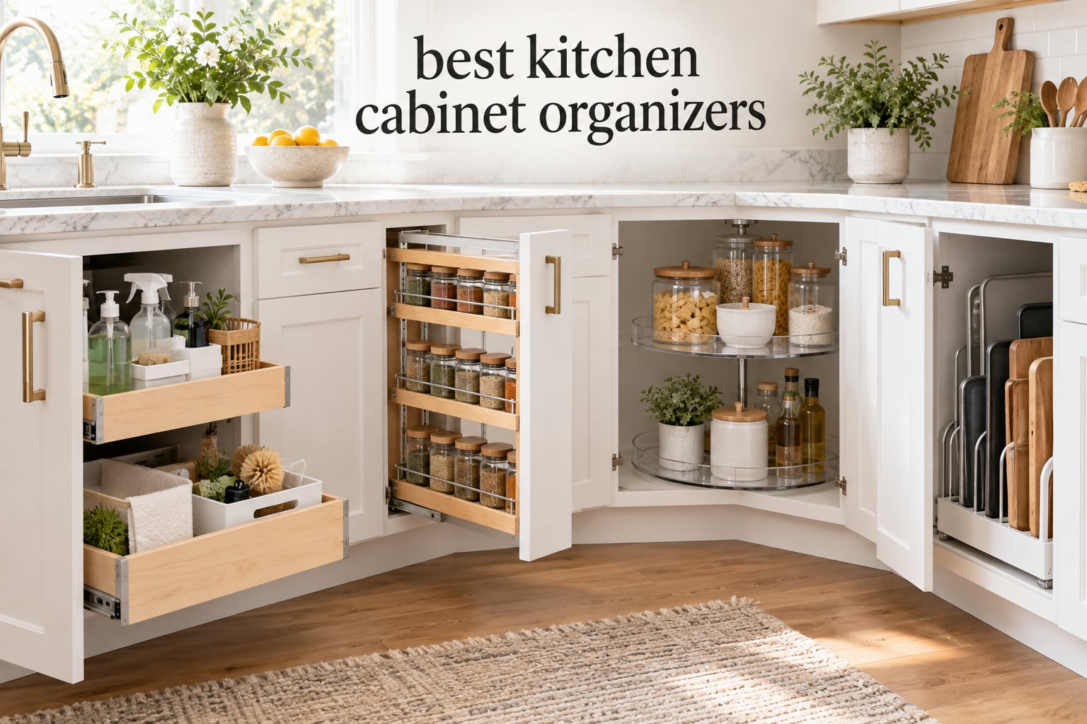 best kitchen cabinet organizers