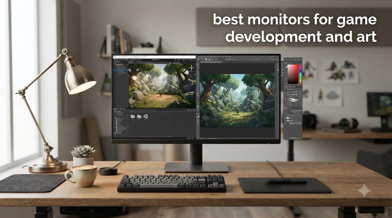 best monitors for game development and art