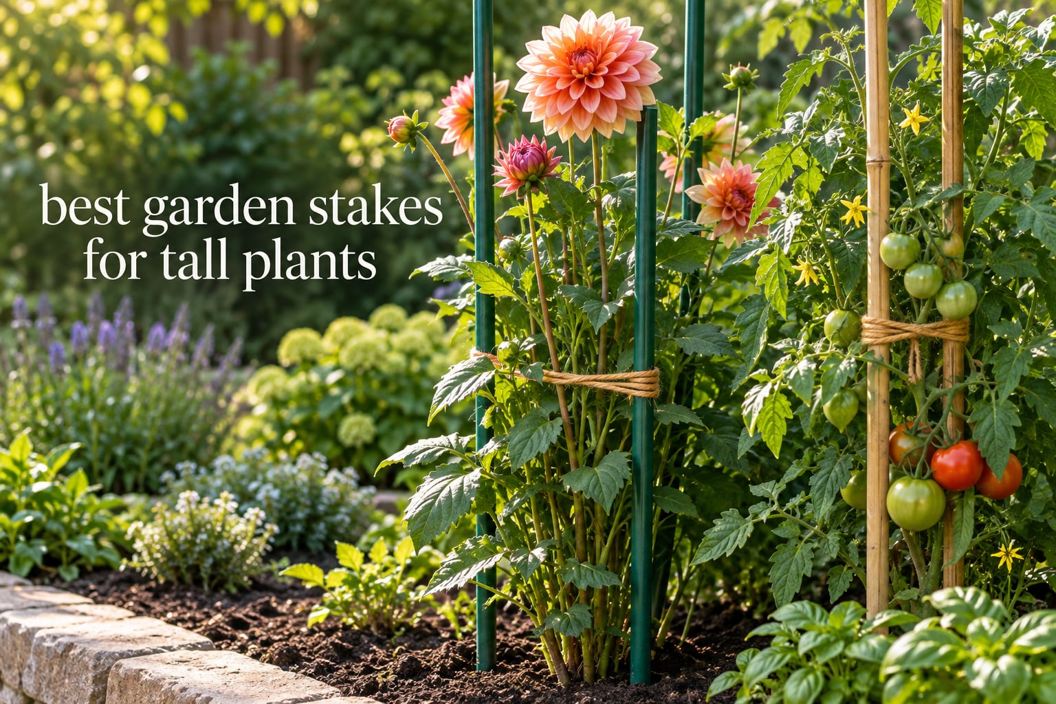 best garden stakes for tall plants