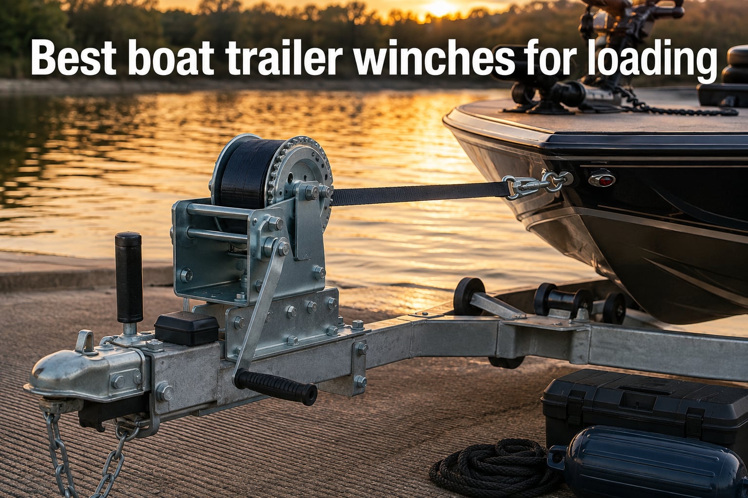 Best boat trailer winches for loading