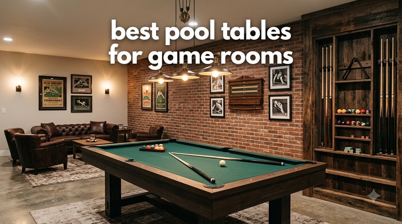 best pool tables for game rooms