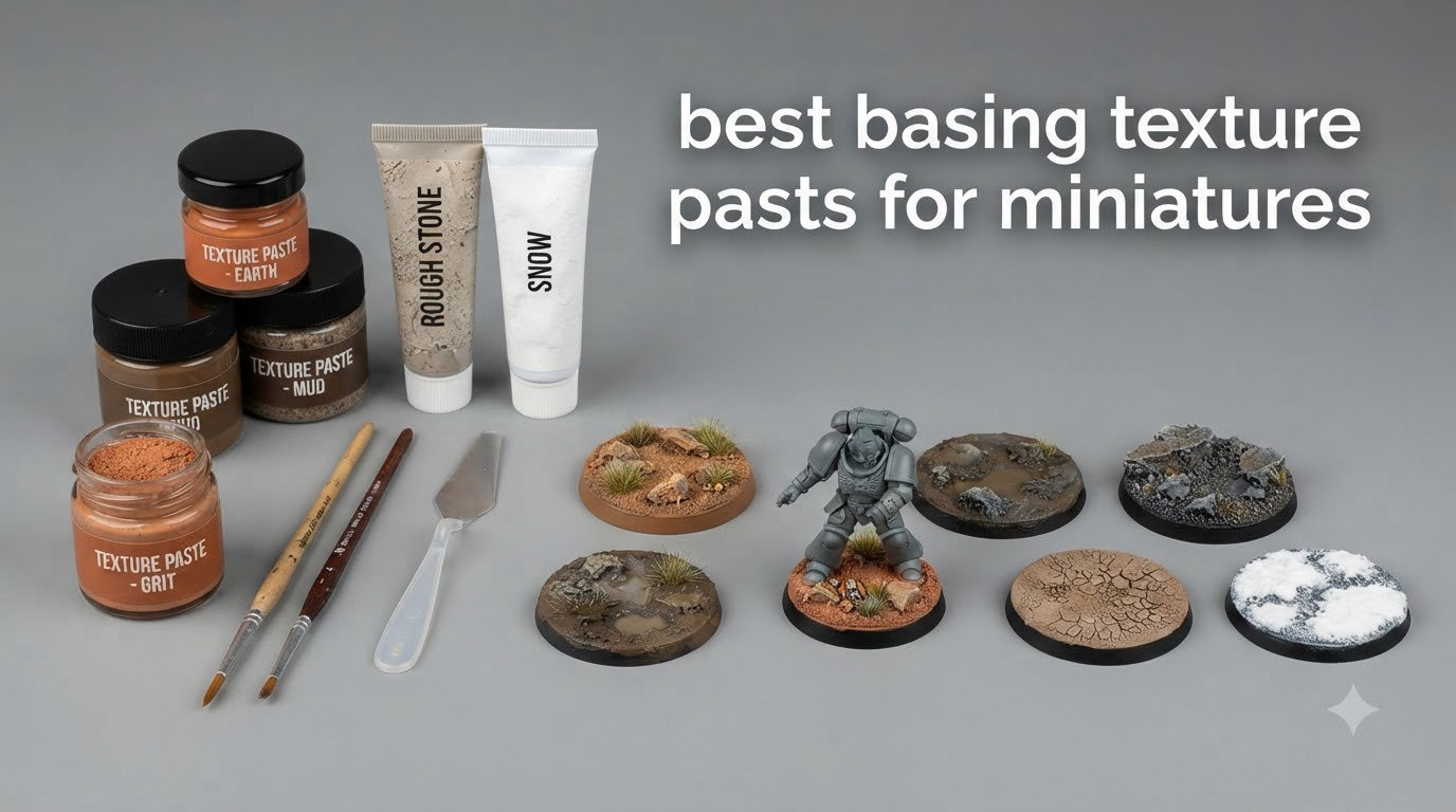 best basing texture paste sets for miniatures