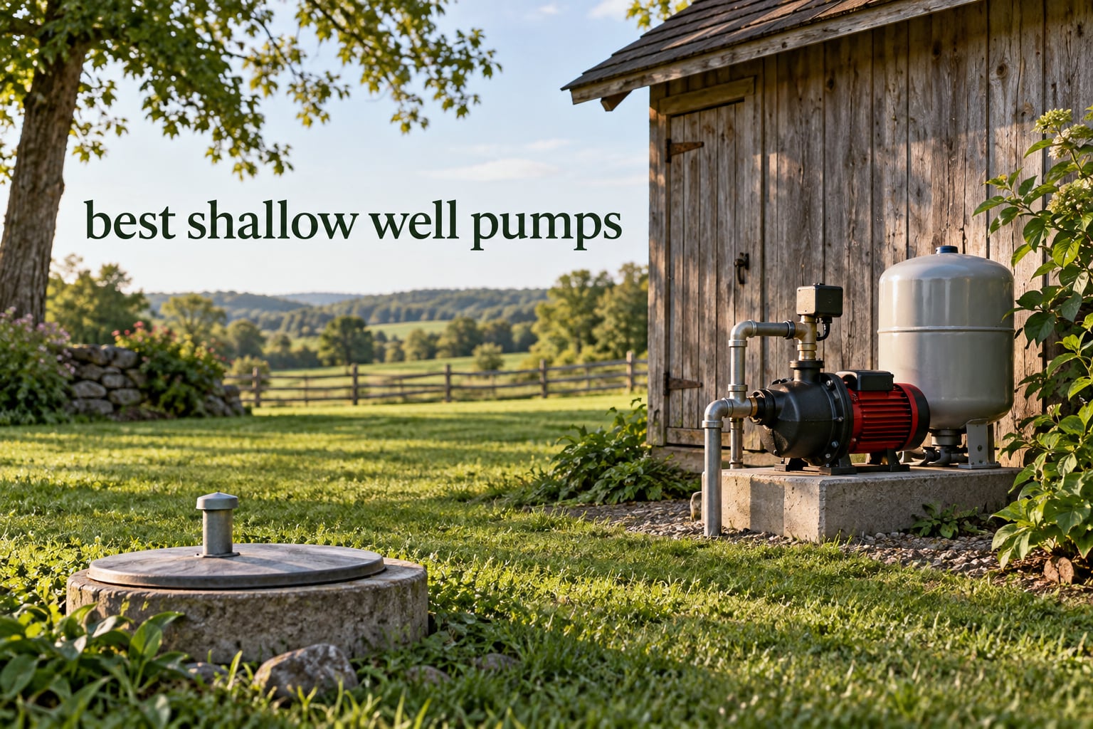 best shallow well pumps