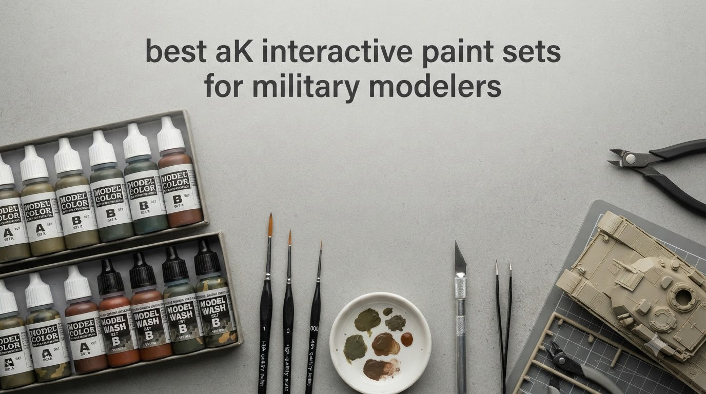 best ak interactive paint sets for military modelers