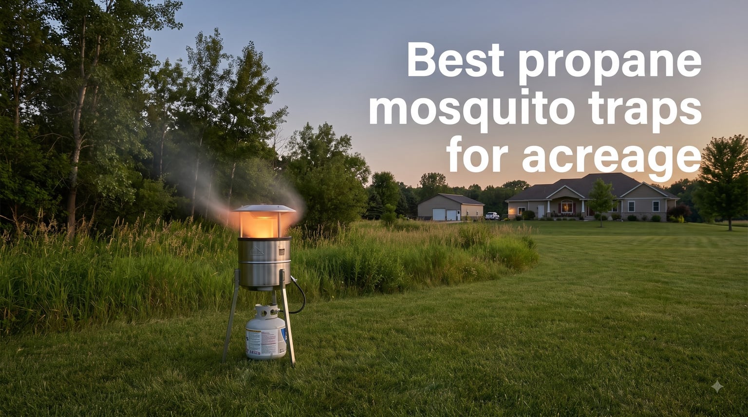 Best propane mosquito traps for acreage