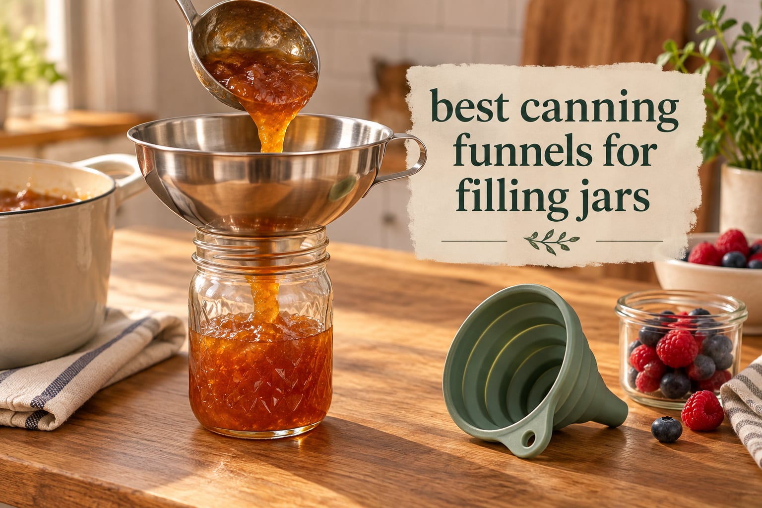 best canning funnels for filling jars