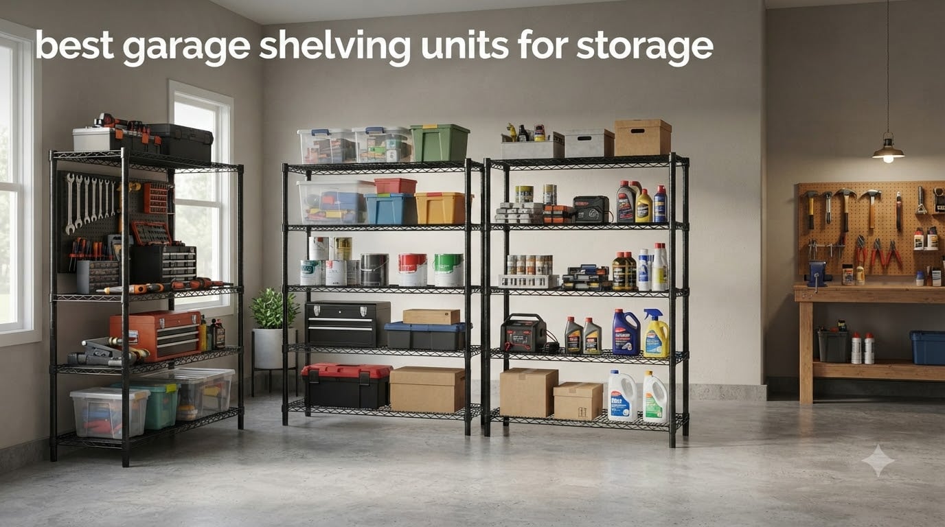 best garage shelving units for storage