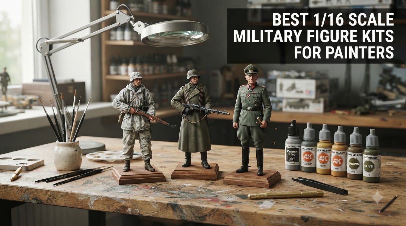 best 1/16 scale military figure kits for painters