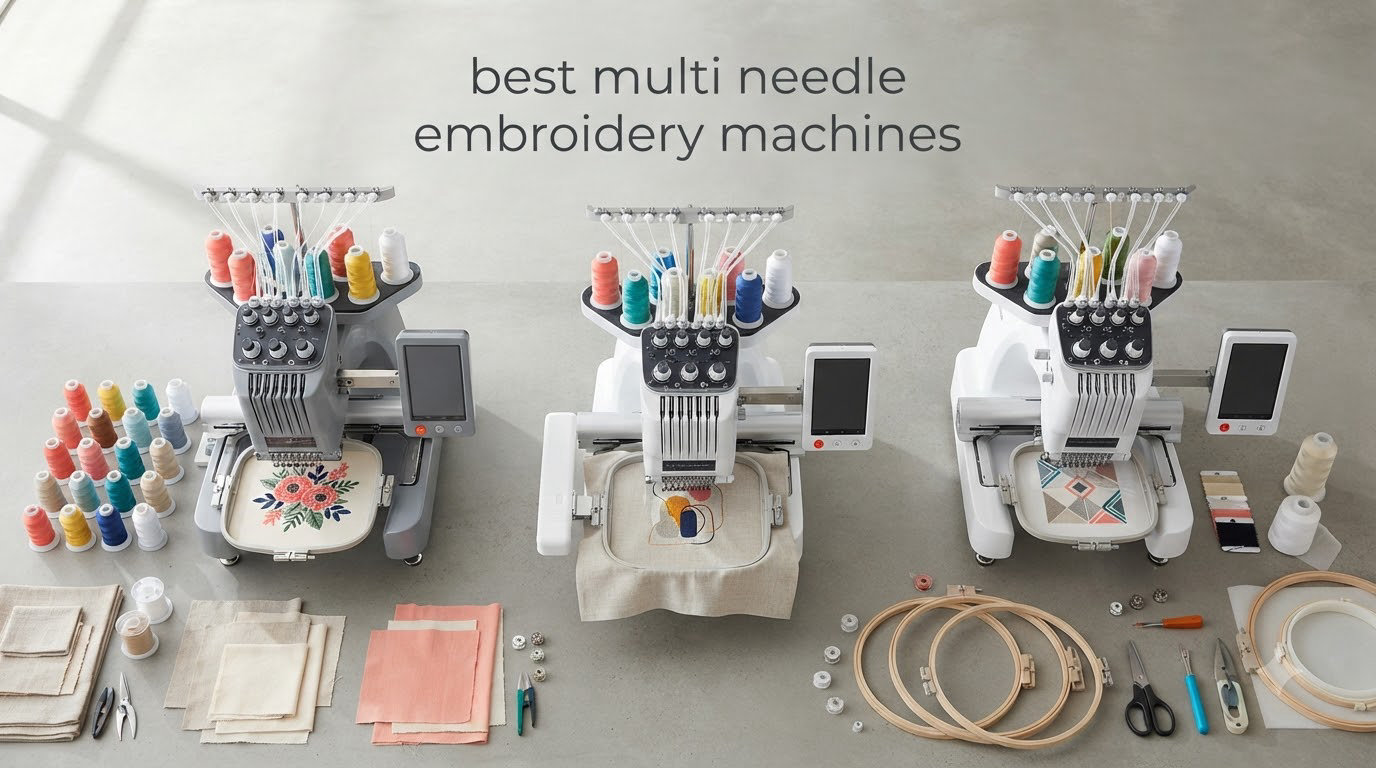 best multi needle embroidery machines