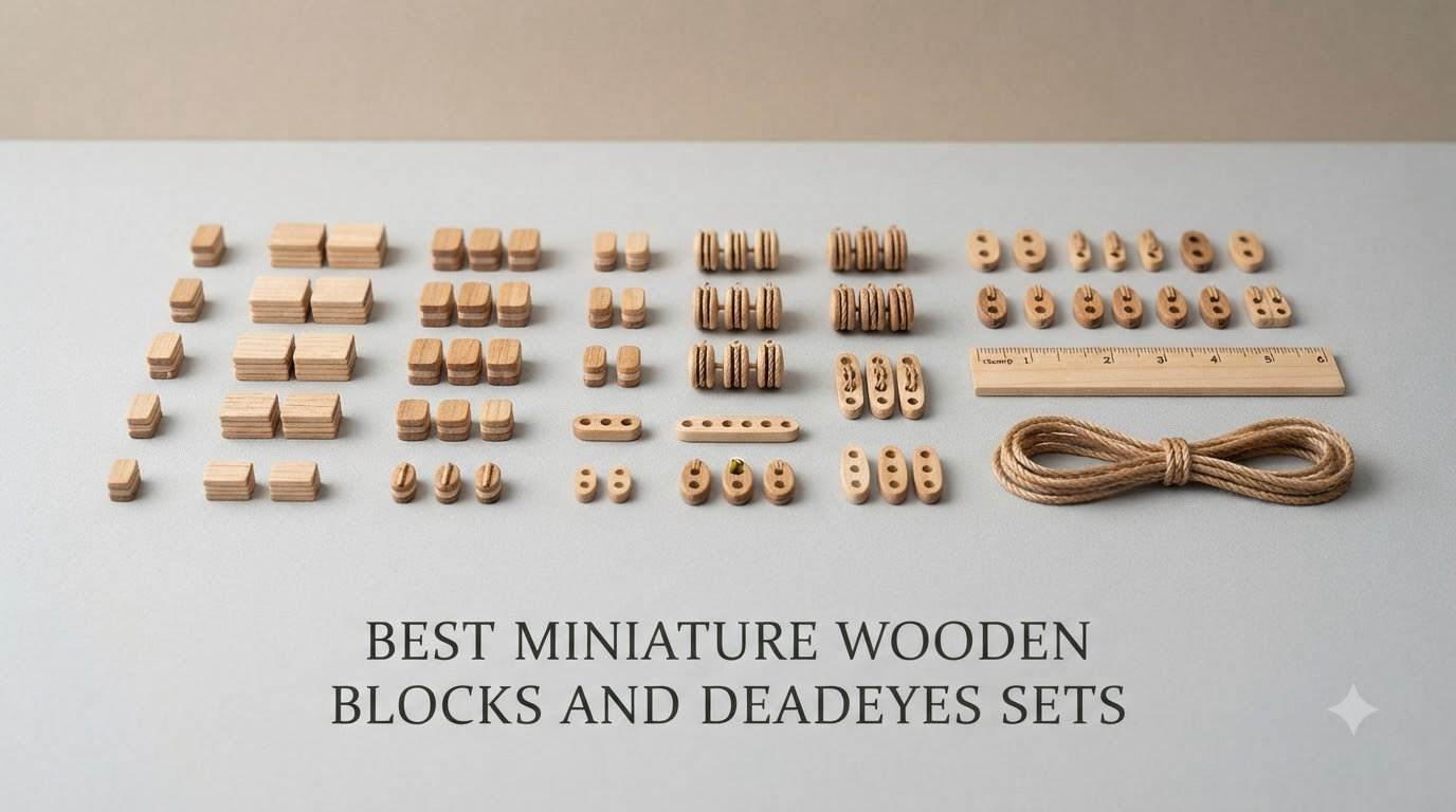 best miniature wooden blocks and deadeyes sets