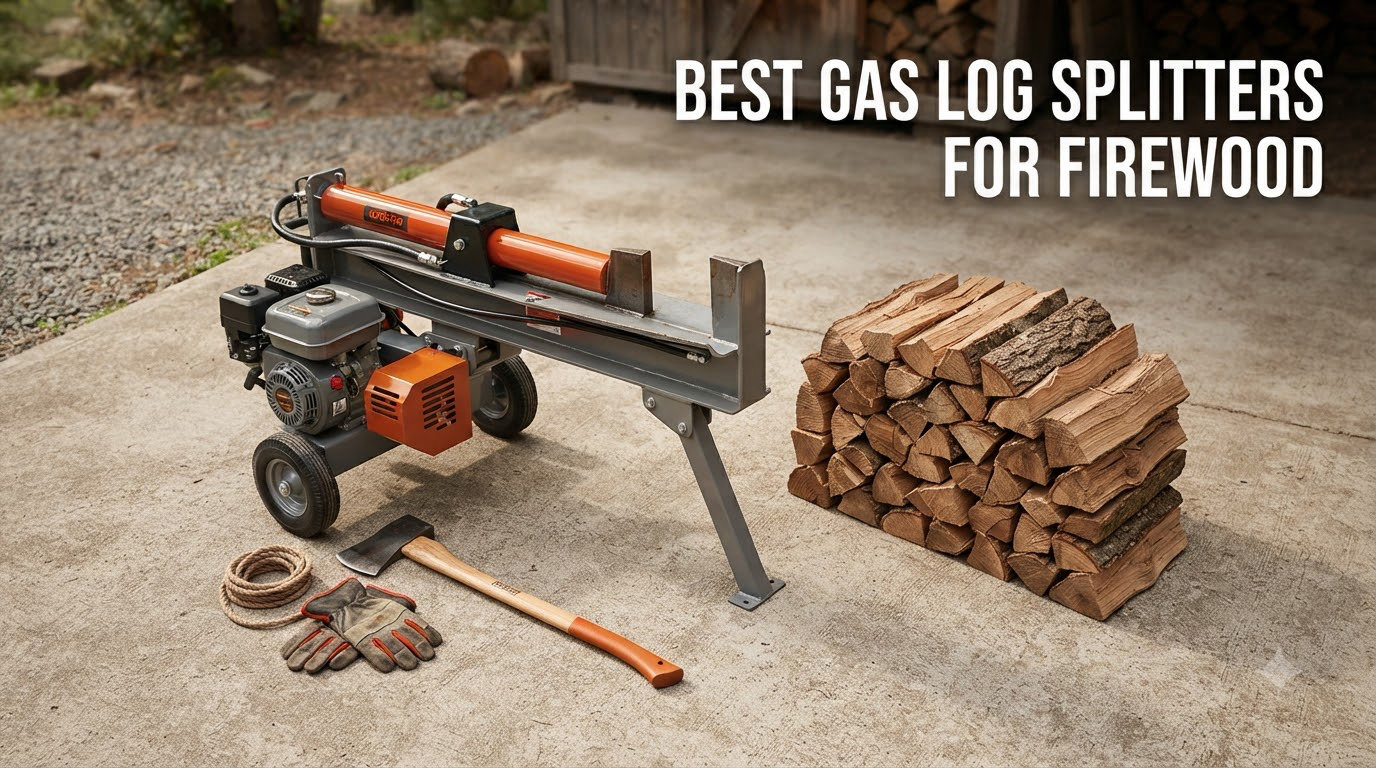 best gas log splitters for firewood
