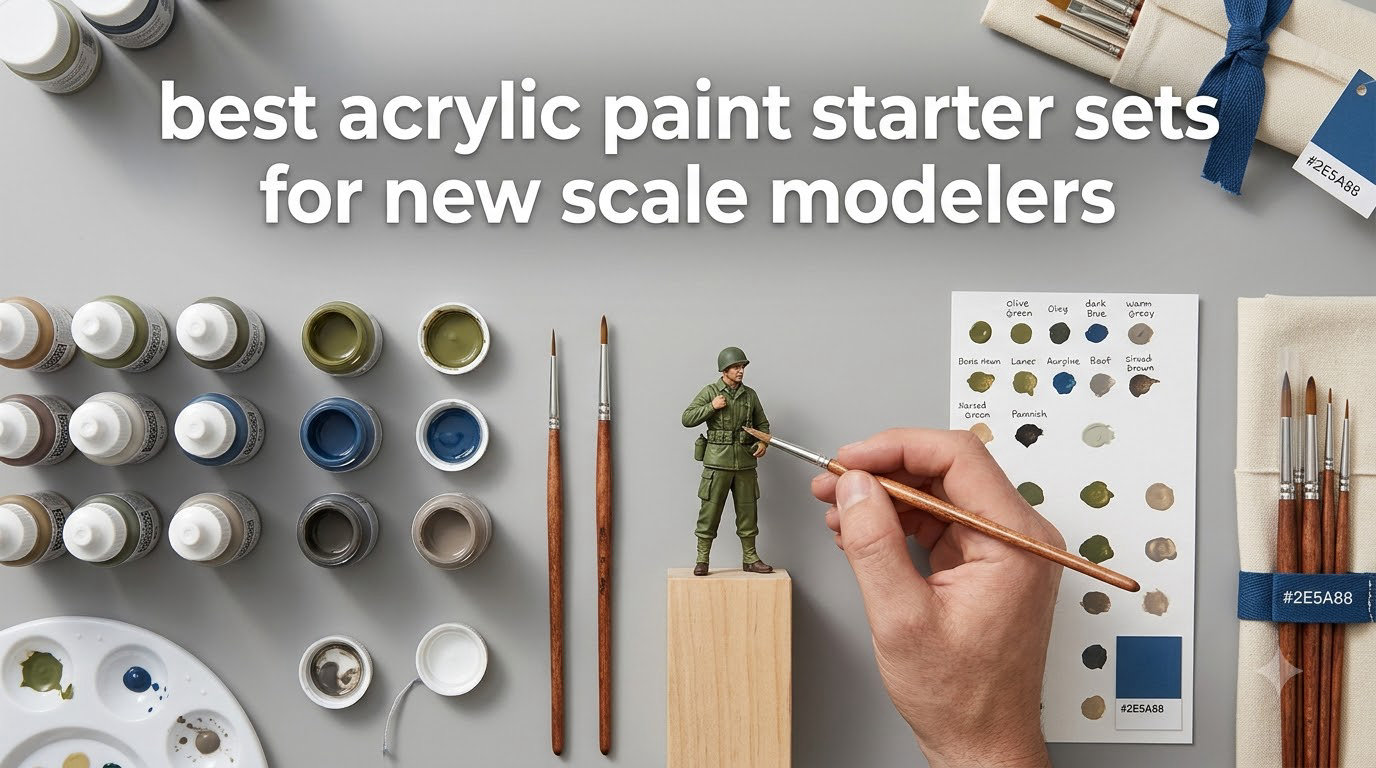 best acrylic paint starter sets for new scale modelers