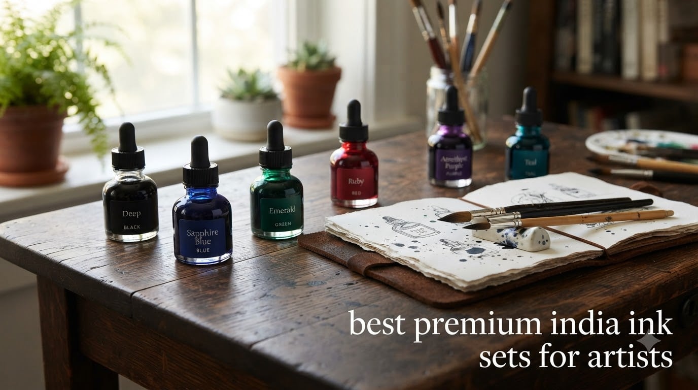 best premium india ink sets for artists