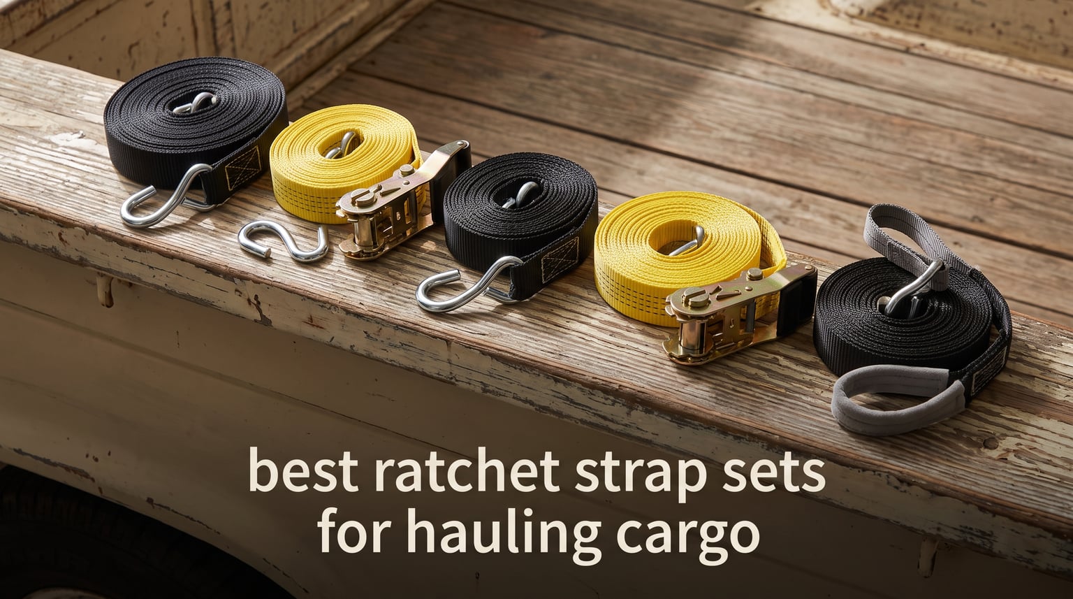 best ratchet strap sets for hauling cargo