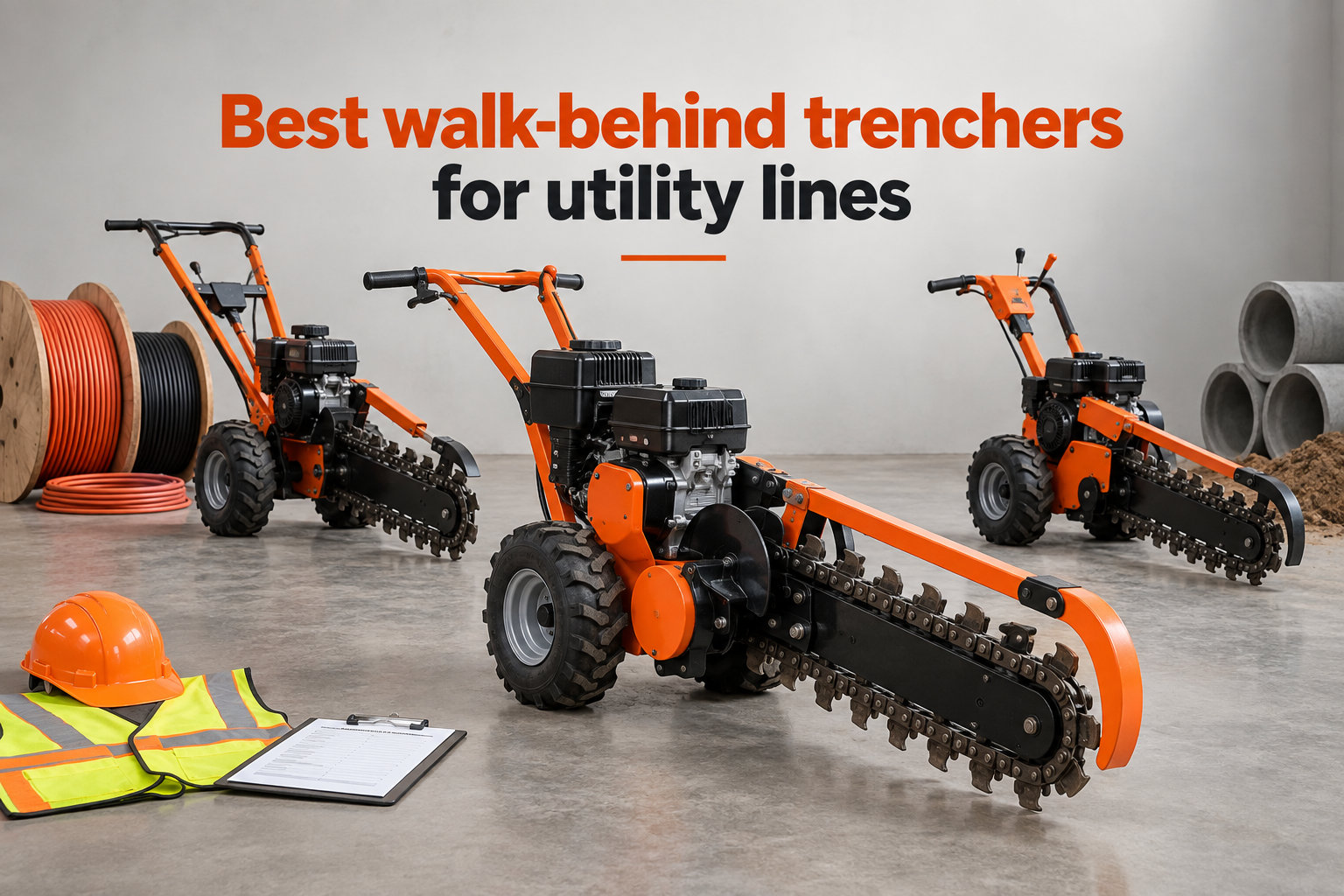 Best walk-behind trenchers for utility lines