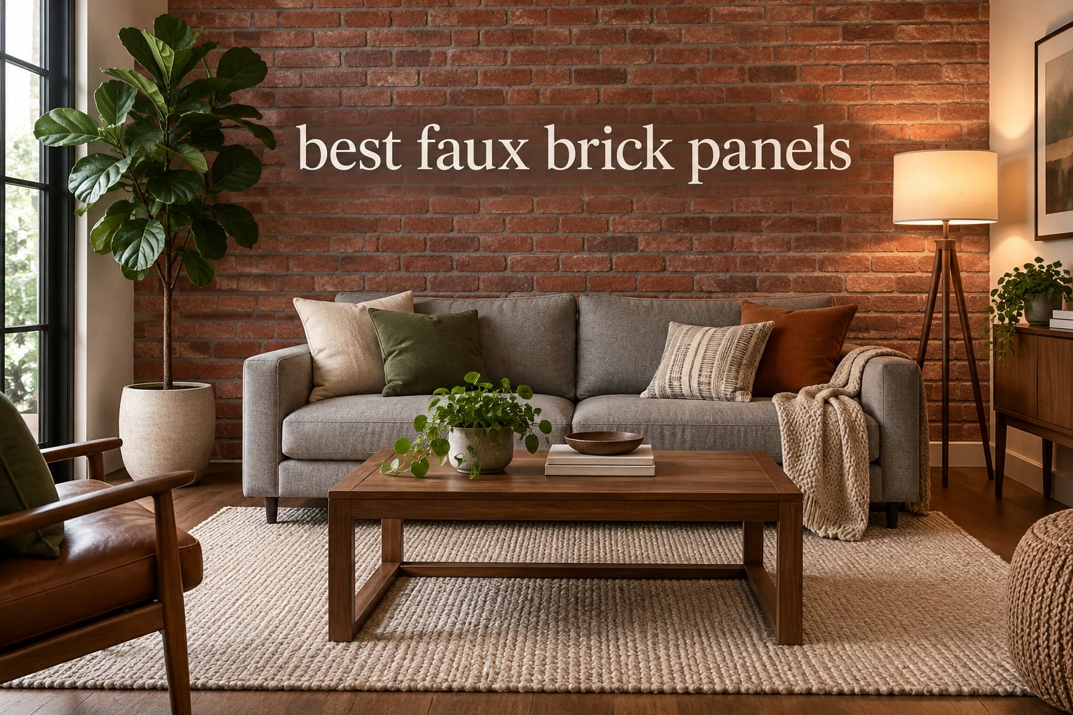best faux brick panels