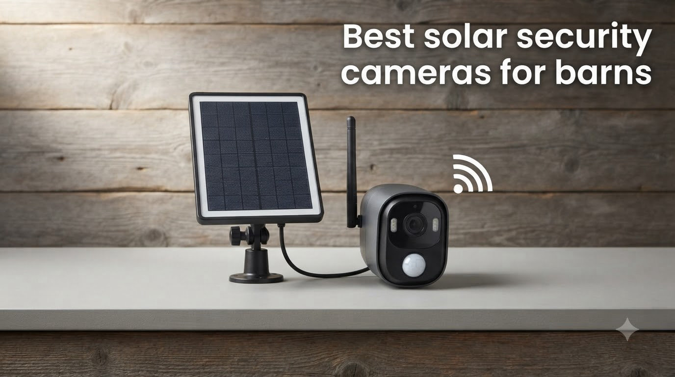 Best solar security cameras for barns