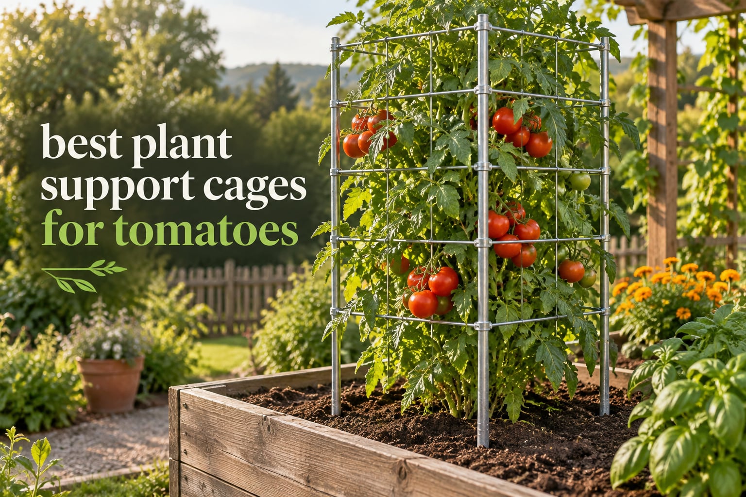 best plant support cages for tomatoes