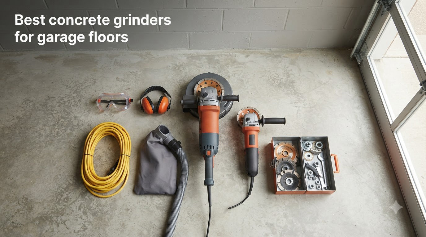 Best concrete grinders for garage floors
