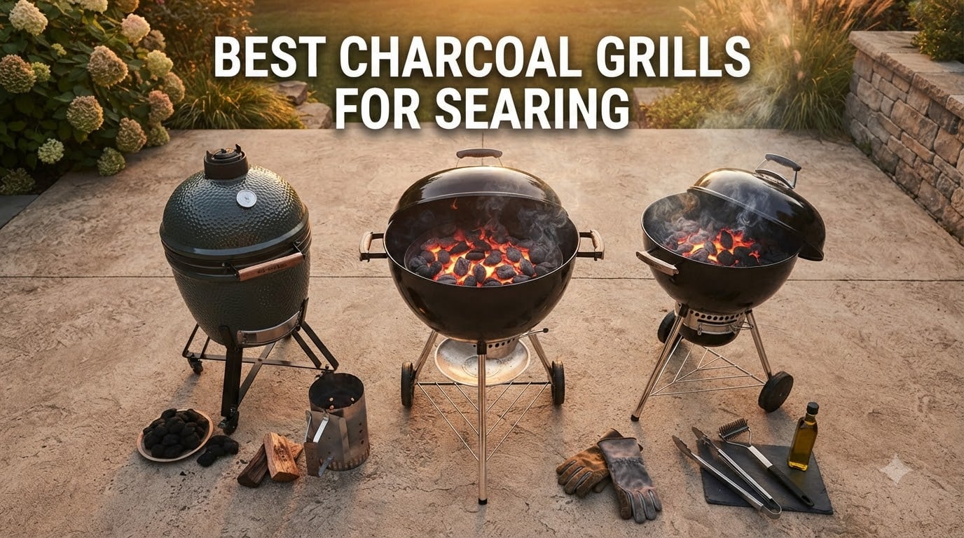 best charcoal grills for searing
