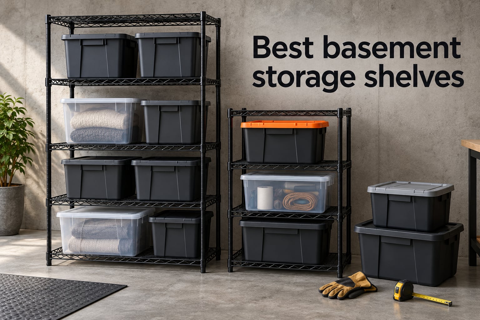 Best basement storage shelves