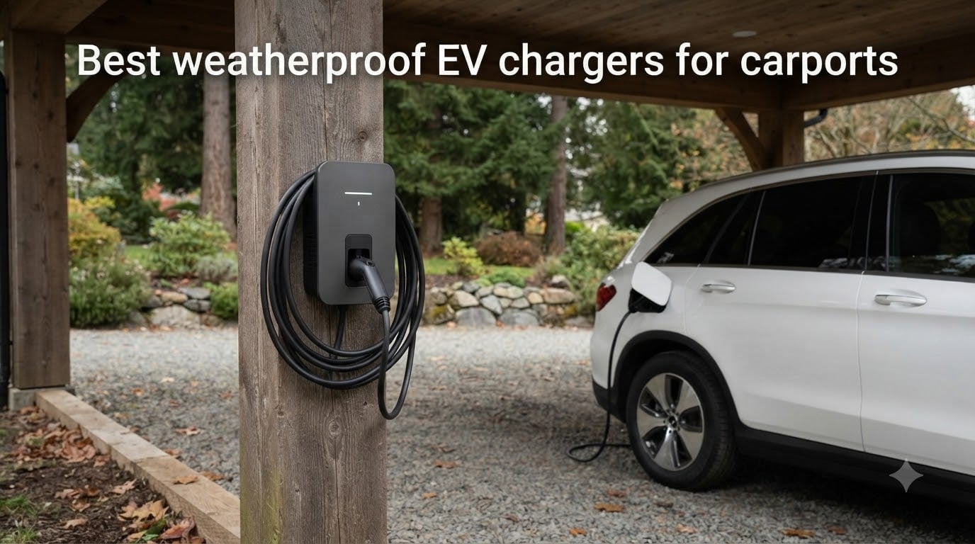 Best weatherproof EV chargers for carports