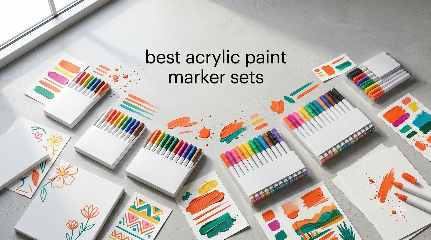 best acrylic paint marker sets