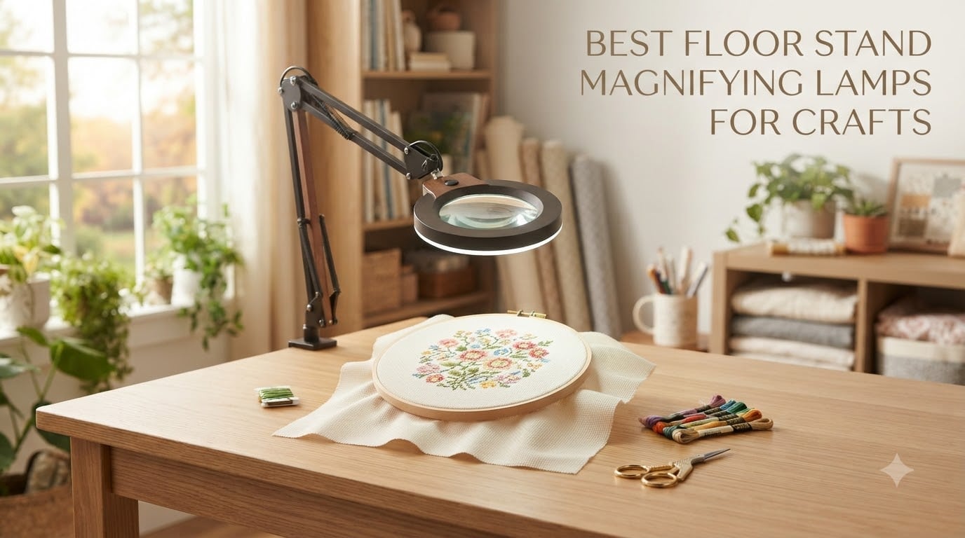 best floor stand magnifying lamps for crafts