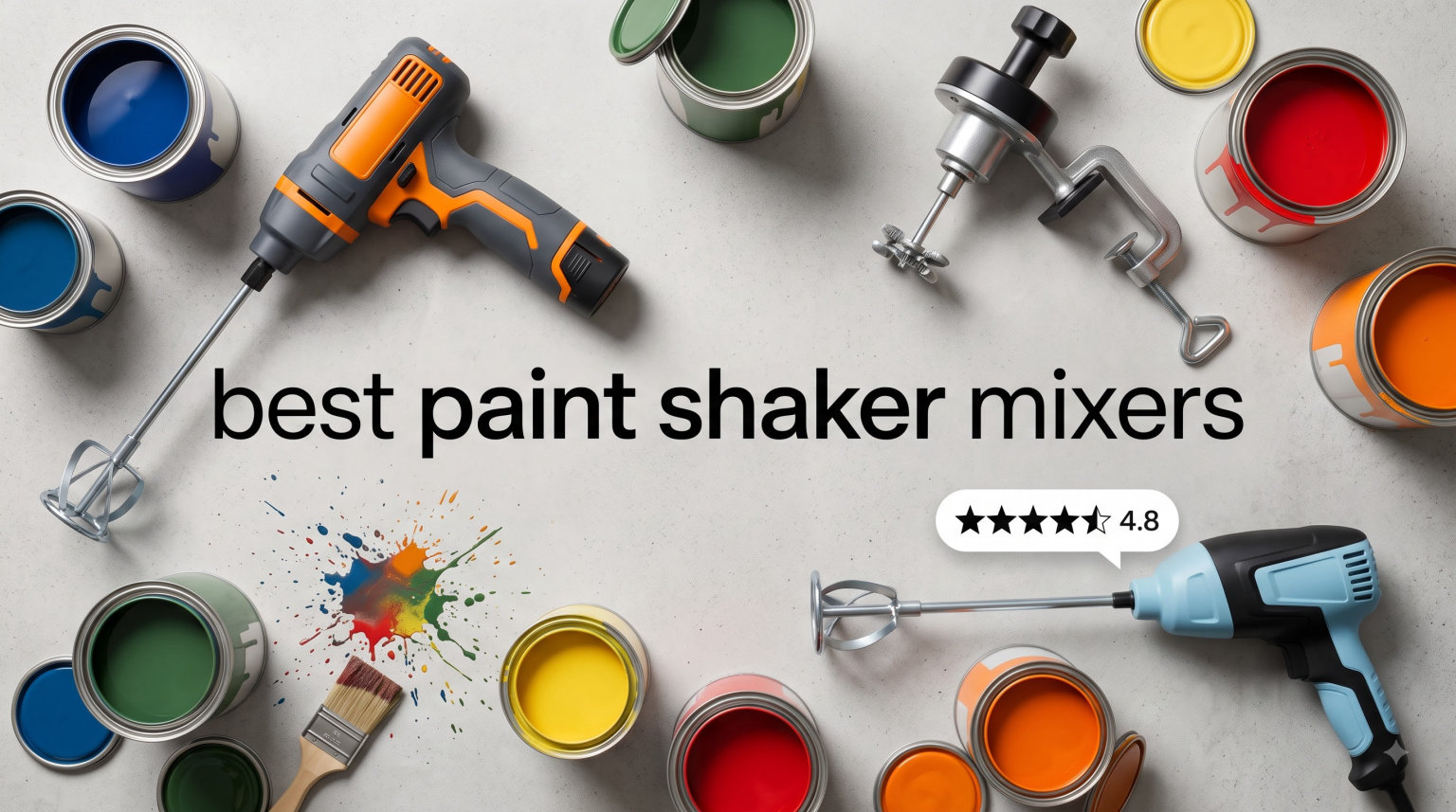 best paint shaker mixers