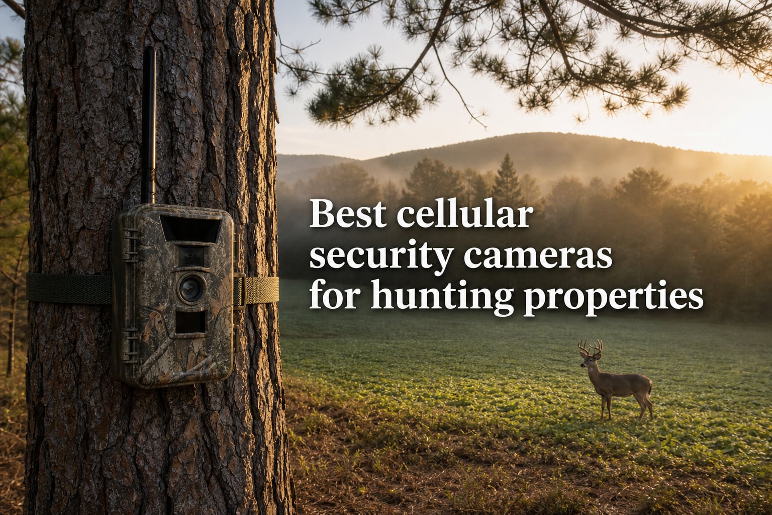 Best cellular security cameras for hunting properties