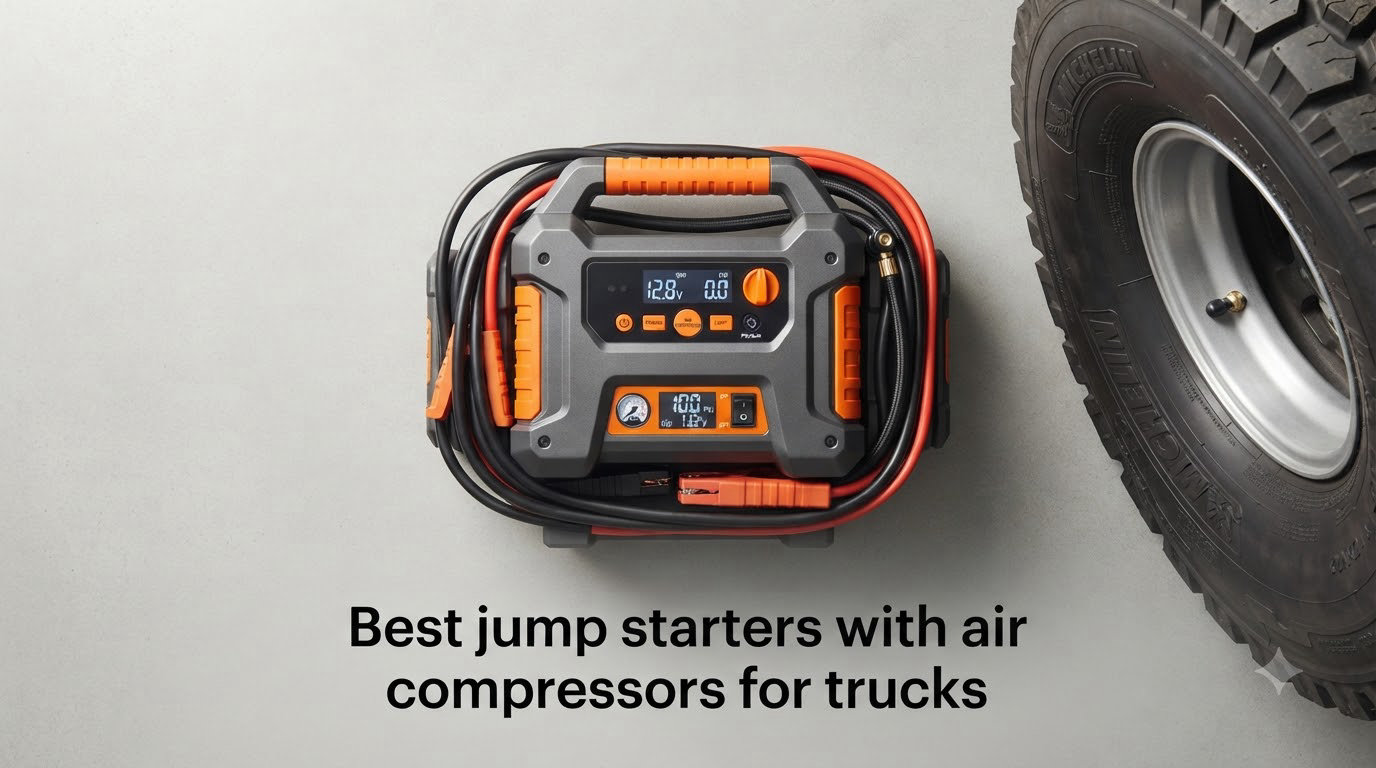 Best jump starters with air compressors for trucks