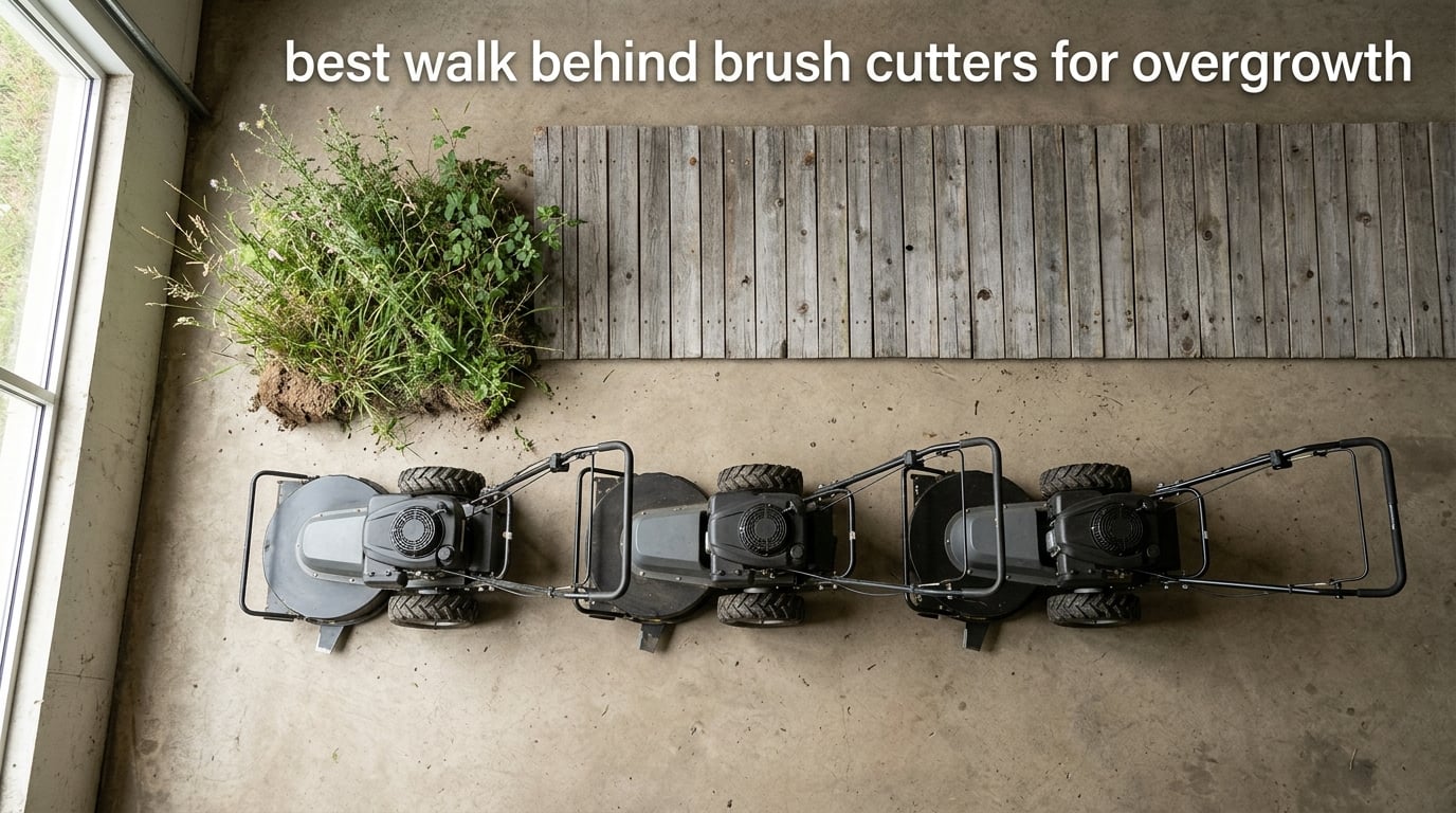 best walk behind brush cutters for overgrowth