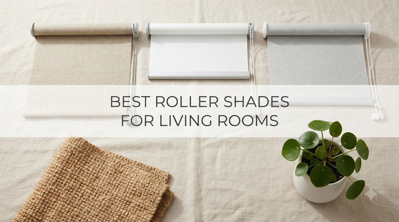 best roller shades for living rooms