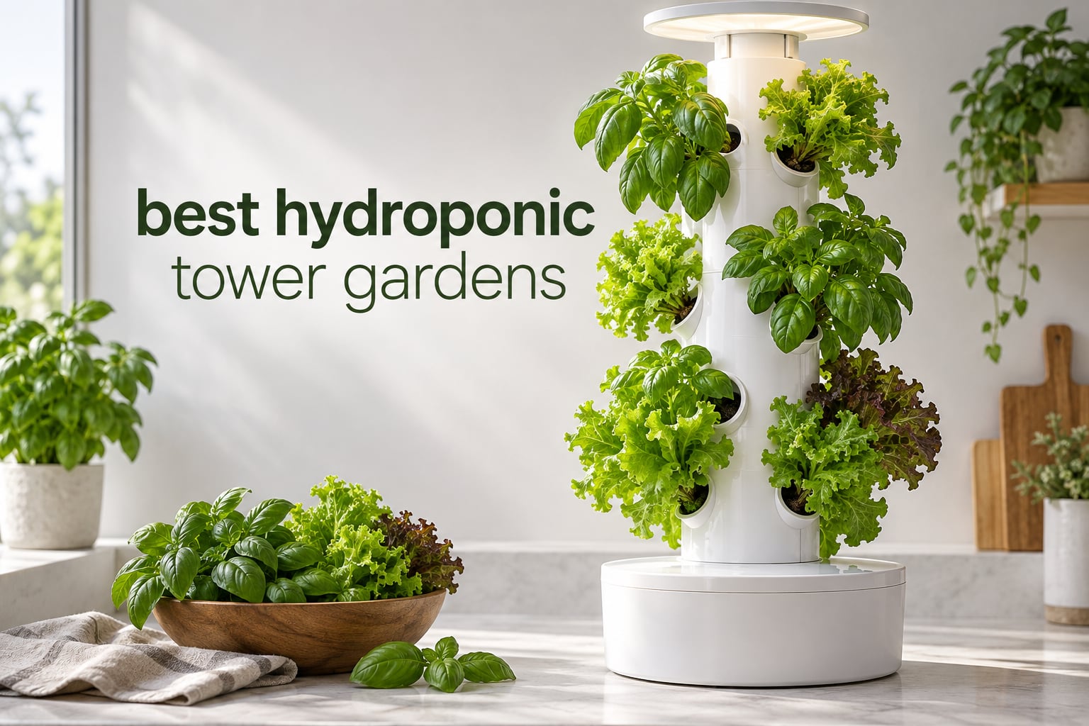 best hydroponic tower gardens