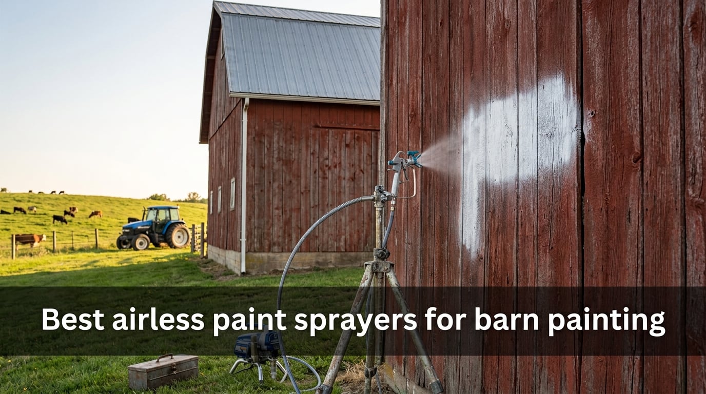 Best airless paint sprayers for barn painting